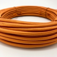 Провод лофт Круглый в декоративной текстильной оплетке 2х0,75 "Царский Стиль" RS-16-65, сахара